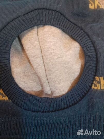 Шапка шлем на мальчика 52-54