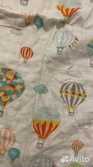 Муслиновая простынь бамбук