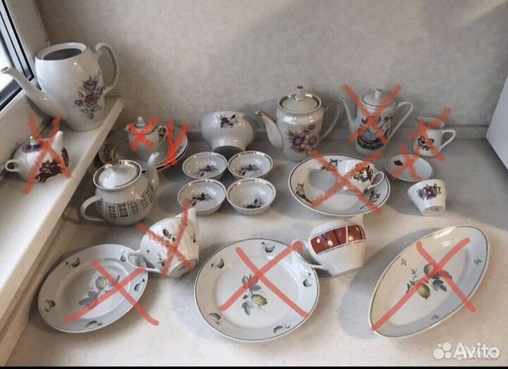 Остатки от сервизов СССР гдр