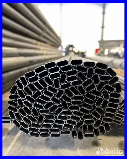 Труба плоскоовальная