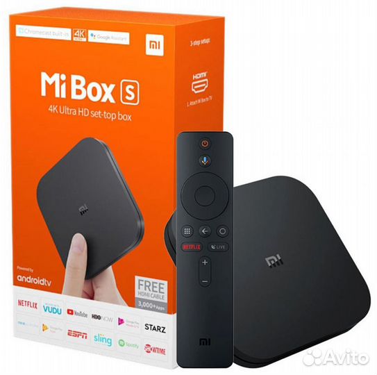 Тв-приставка Xiaomi Mi TV box S (4K)