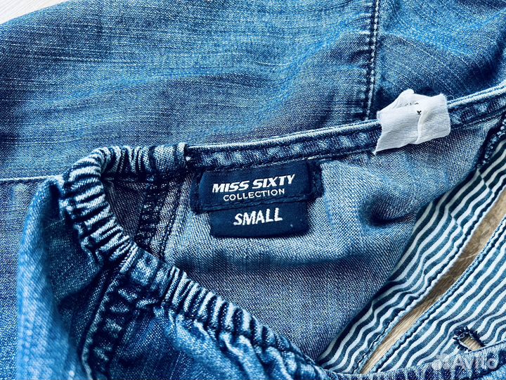 Комбинезон джинсовый мини miss sixty S б/у