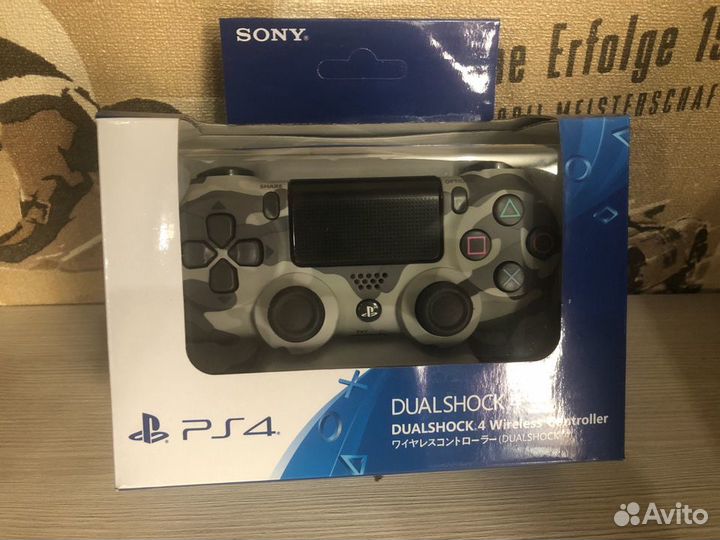 Новый Dualshock 4 Серый Камуфляж