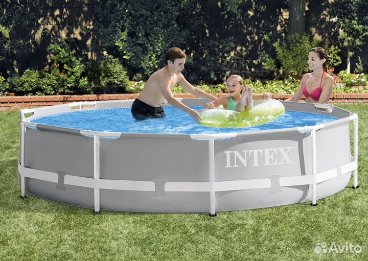 Новый Каркасный Бассейн Intex Prism Frame 305x76
