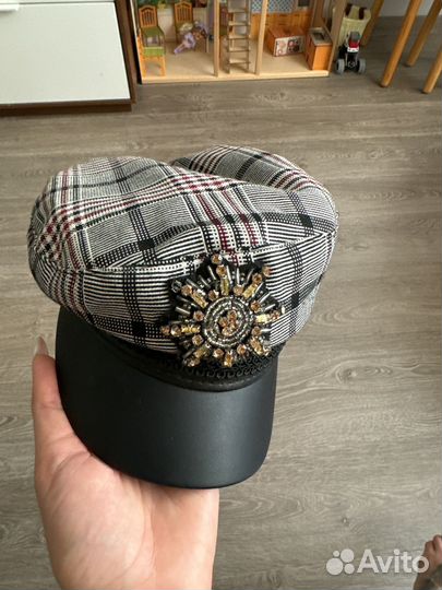 Кепка в клетку