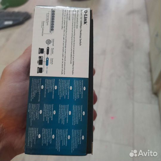 Коммутатор d link на 8 портов