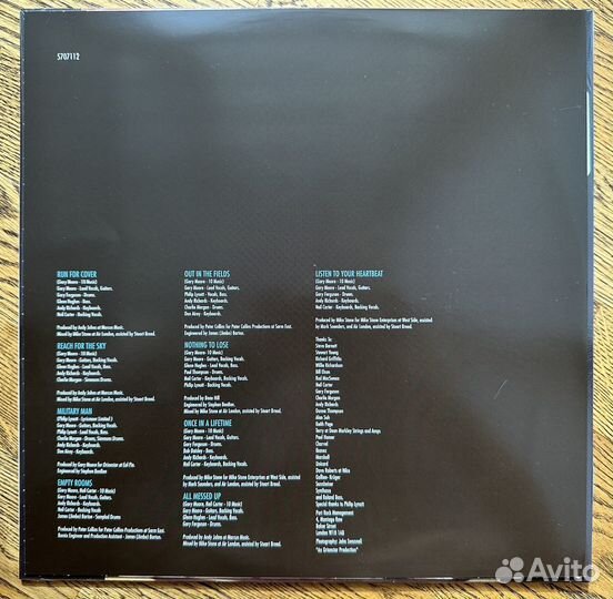 Gary Moor - Run For Cover LP