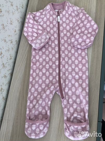 Флисовый комбинезон reima 62/68