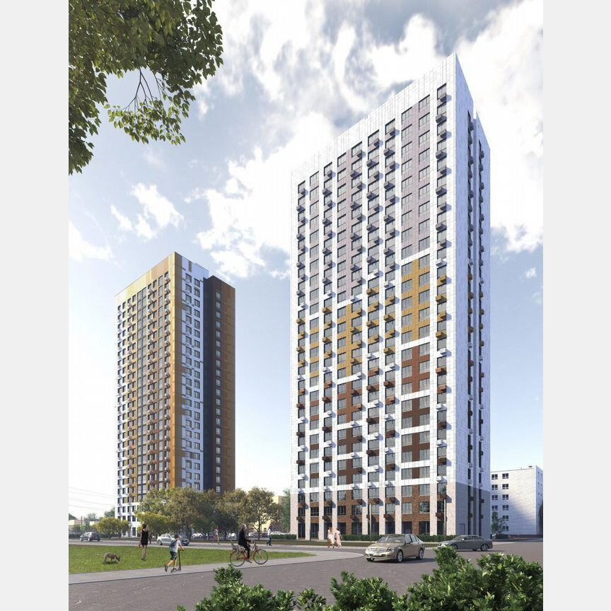 2-к. квартира, 50,2 м², 24/25 эт.