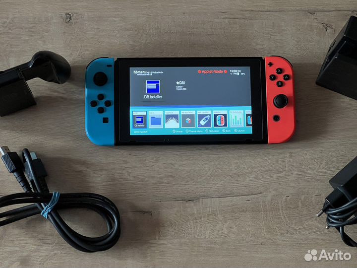 Прошитый Nintendo Switch v2 и 128Gb