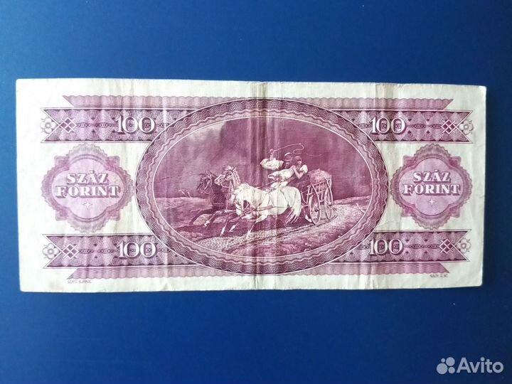 Банкнота 100 форинтов Венгрия 1984 год