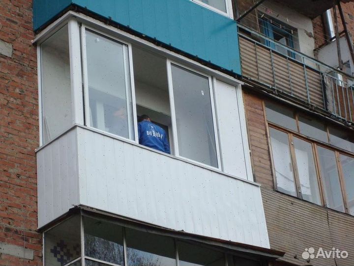 Балкон пластиковый Панорамное остекление