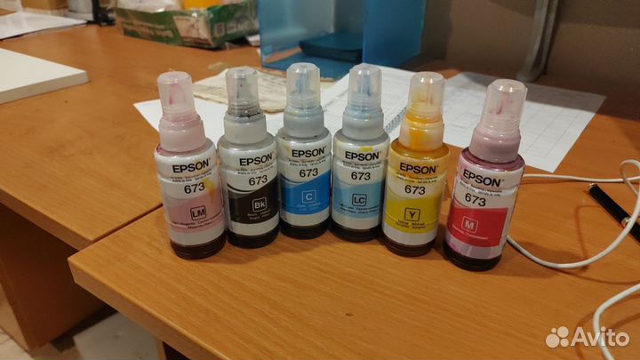 Чернила epson 673 оригинал