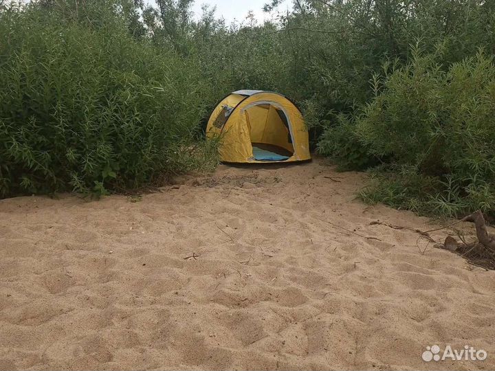 Палатка автоматическая двухместная просторная