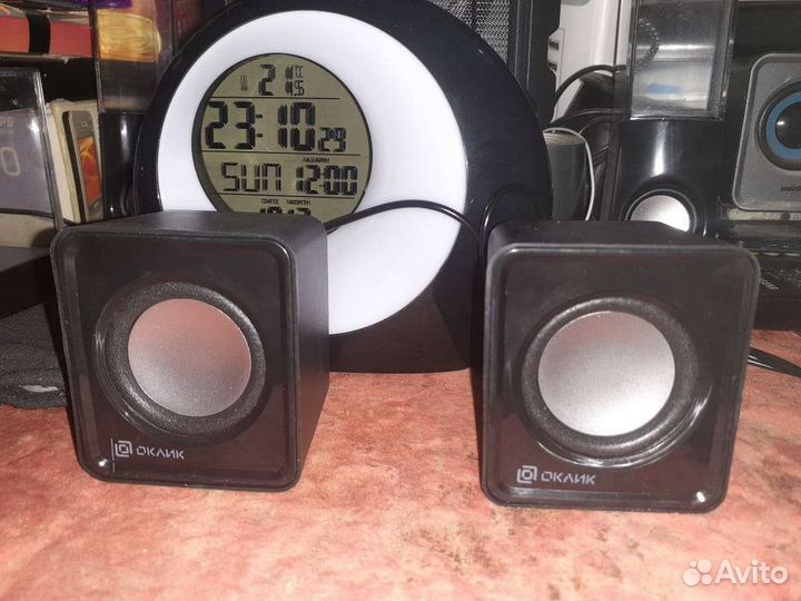 Компьютерная акустика 2.0 oklik новая