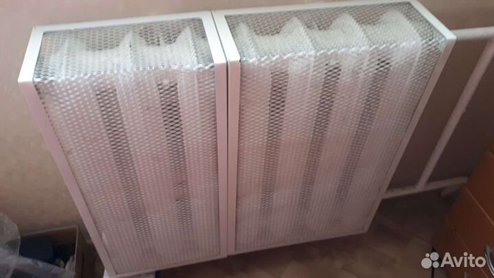 Экран на чугунную батарею 7колен 2шт