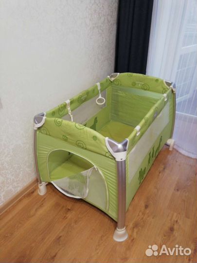 Детская кровать-манеж 2 в 1