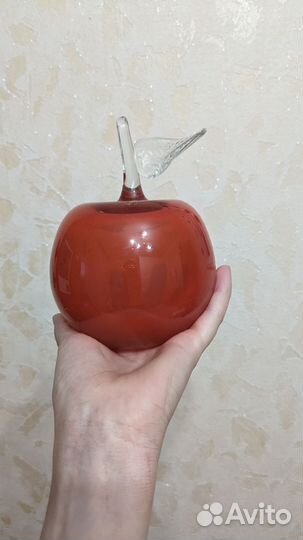 Стеклянное яблоко из Гусь-Хрустального осз