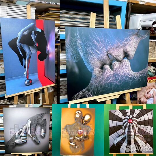 Потрясающие картины Мартинакиса в интерьер/ Арт 35