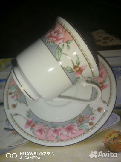 Набор 6кофейных чашек с блюдцеми