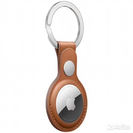 Кожаный брелок-подвеска Apple для AirTag Leather