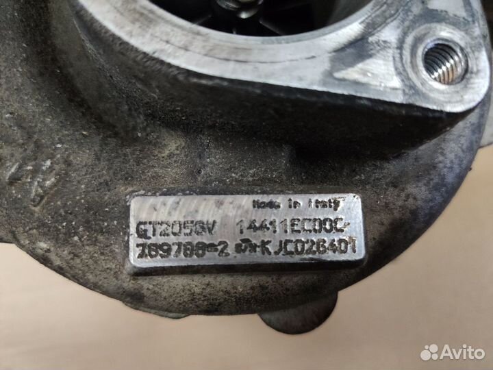 Турбина Nissan Navara 2.5dci