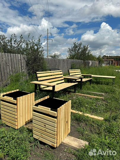 Скамейки лавочки,урны