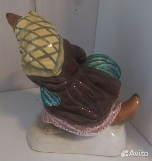 Статуэтка лиса и петух