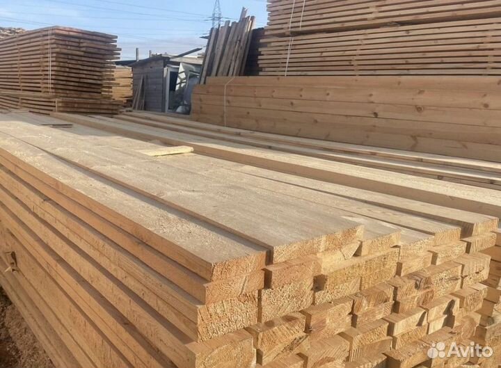 Доска обрезная осина 1 и 2 сорт