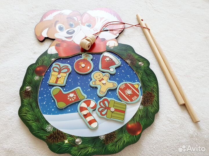 Деревянные игрушки: рамки, магнитная рыбалка