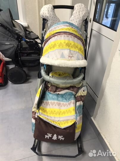 Коляска санки