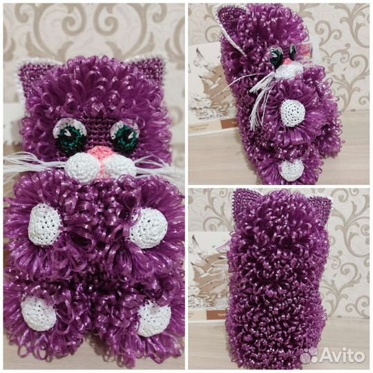 Мочалки ручной вязки