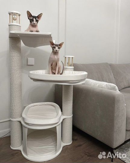 Когтеточка для кошек с домиком