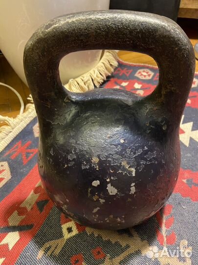 Гиря 16 кг пудовая СССР