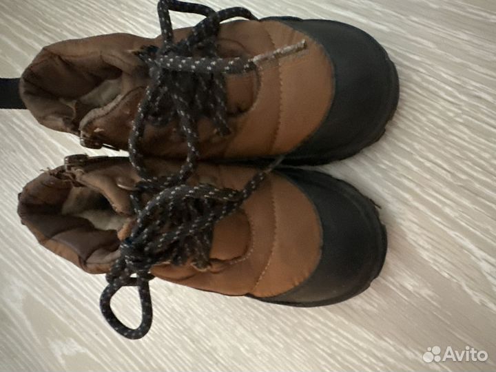 Ботинки утепленные zara 23
