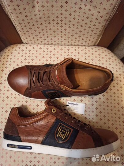 Новые кожаные кеды Pantofola D'Oro р.41-40 Италия
