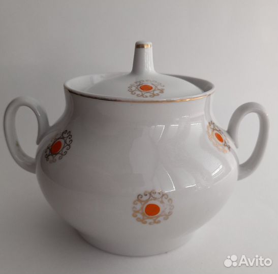 Сахарница фарфор СССР, завод 