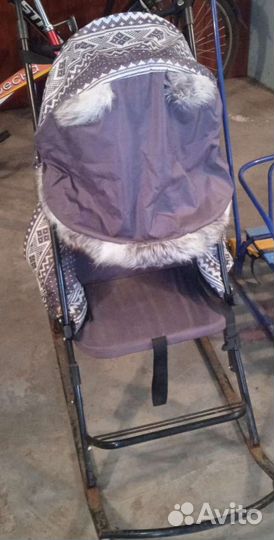 Детские санки коляска