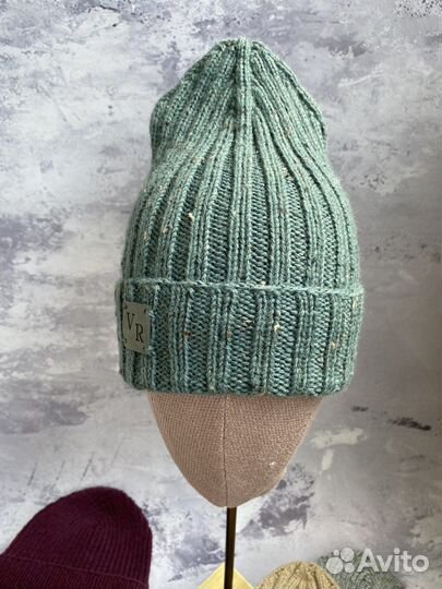 Шапка вязаная ручная работа
