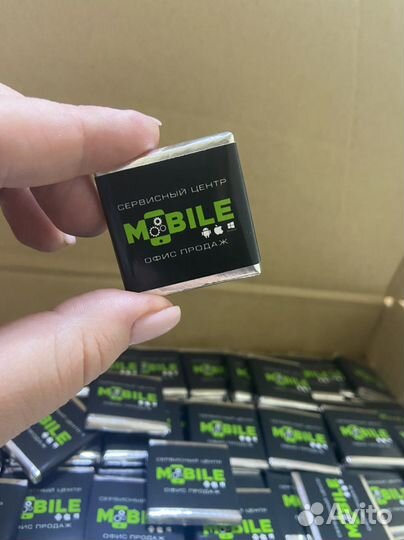 Брендированный шоколад с логотипом оптом на заказ