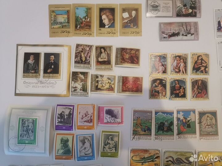 Марки СССР, Монголия, Куба, Болгария, Вьетнам