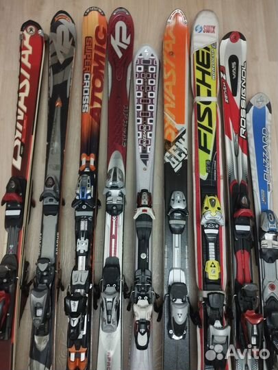 Горные лыжи 135-188, ботинки 36-45 палки