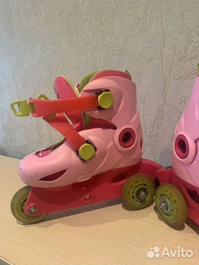 Роликовые коньки детские раздвижные