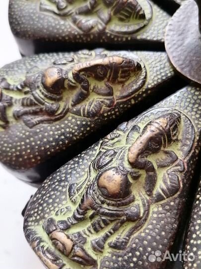 Буддийская лампада с Ганешей(бронза)начало 20 века