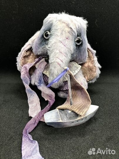 Коллекционная игрушка, автор AniKa: Люк (слоник)