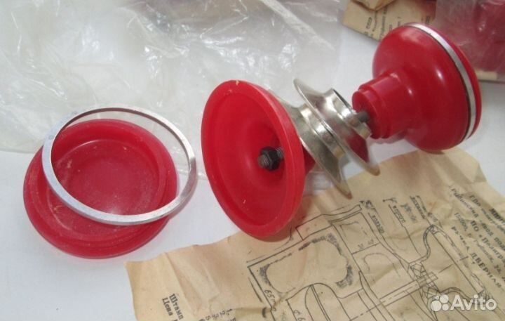 Дверные ручки-4 шт одной кучей, новые, Винтаж СССР