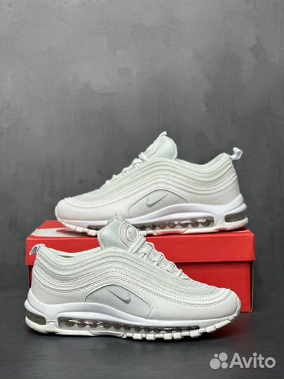 Nike Air Max 97 Triple White Wolf Grey