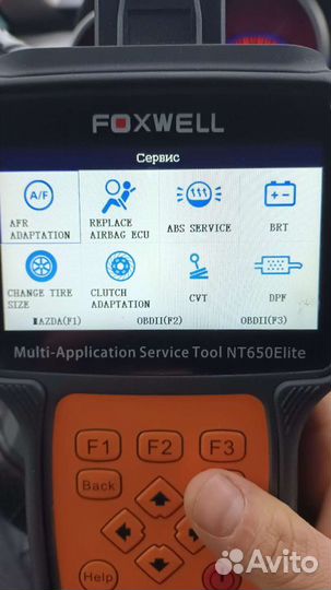 Автомобильный сканер foxwell NT650 Elite OBD2