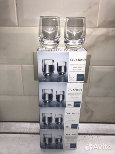 Наборы стопок, стаканов под воду