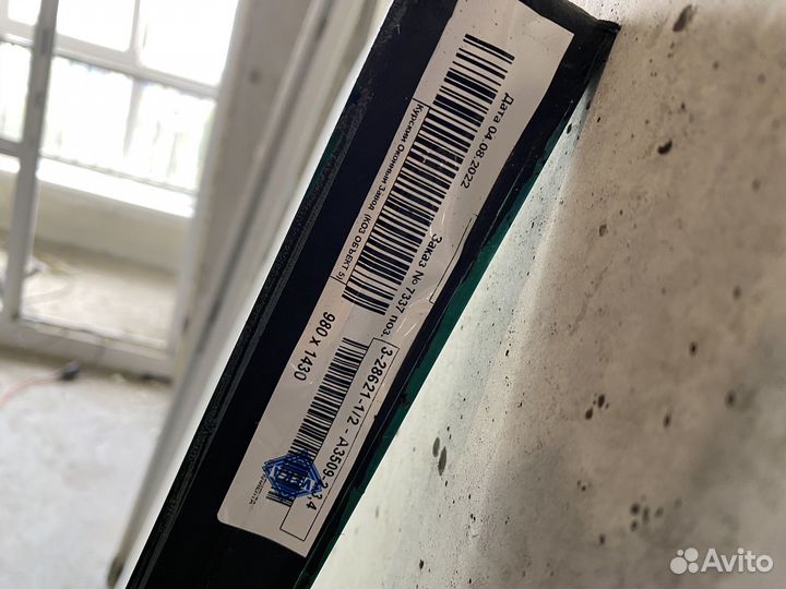 Балконный блок с дверью